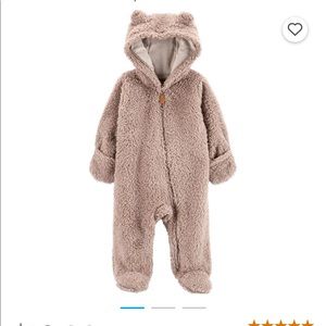 Carter’s Sherpa footie 6m
